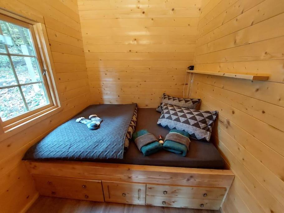 Tiny House Am Teich Apartment Garnsdorf Exterior foto