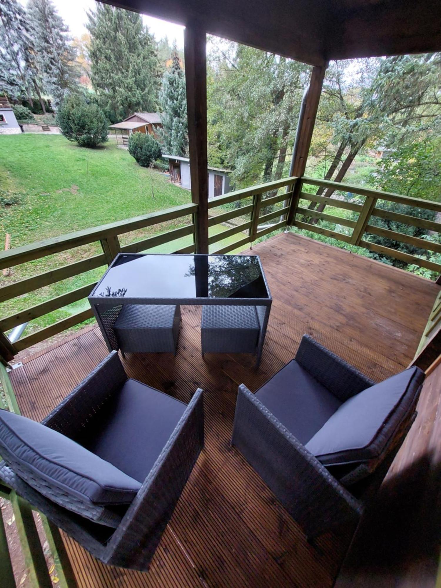 Tiny House Am Teich Apartment Garnsdorf Exterior foto